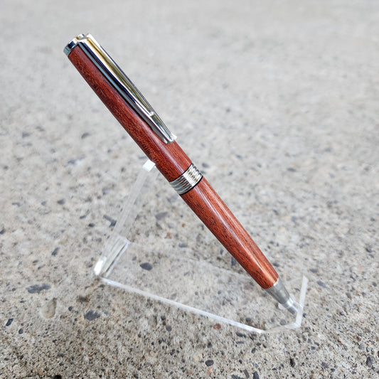 Custom Hand Turned Ballpoint Pen - Bloodwood