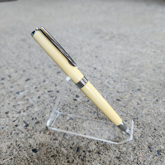 Custom Hand Turned Ballpoint Pen - Holly Wood