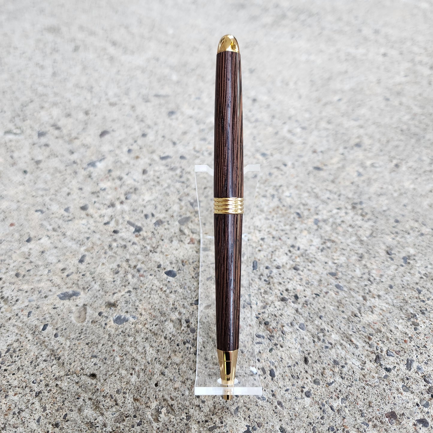 Custom Hand Turned Ballpoint Pen - Wenge