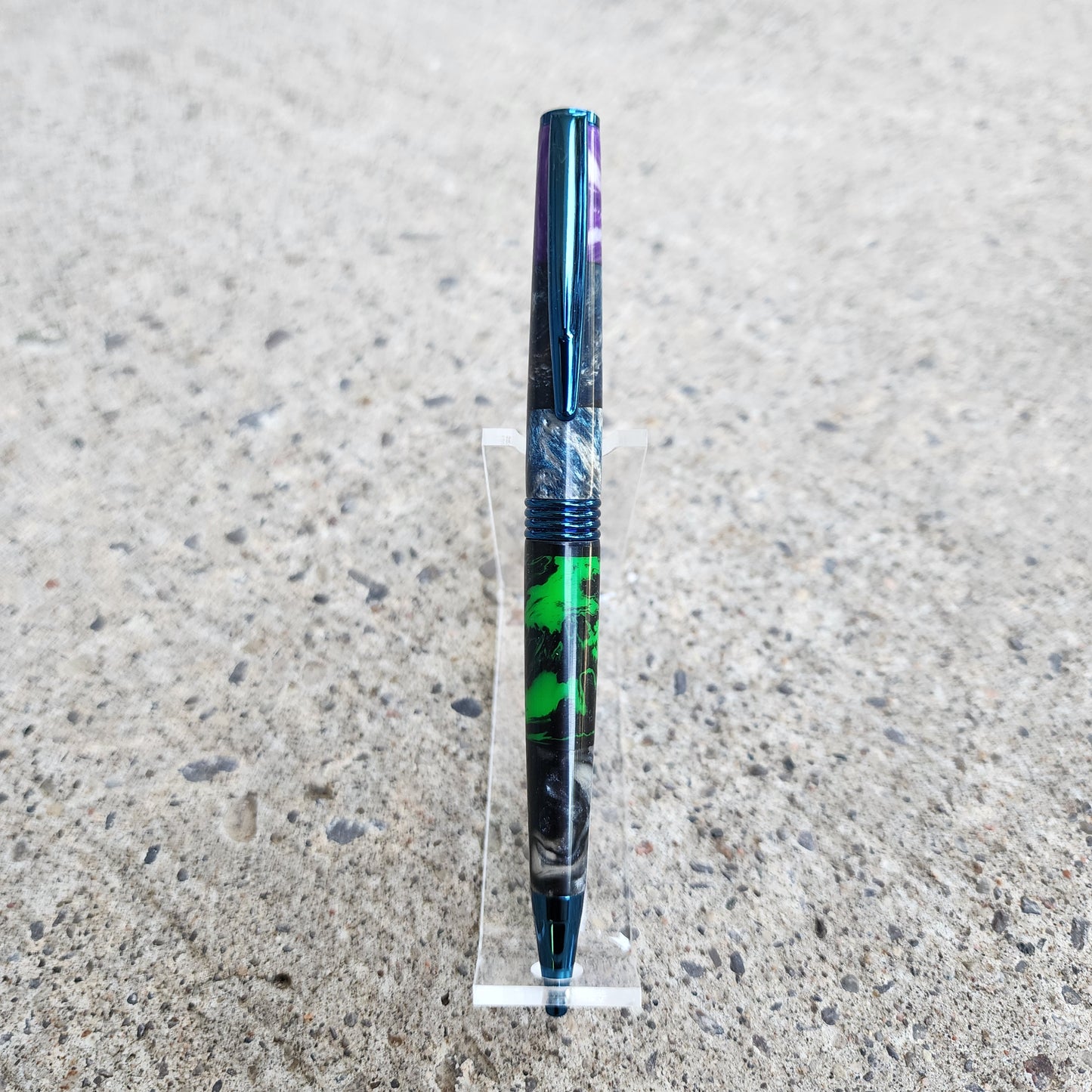 Custom Hand Turned Ballpoint Pen - Multicolor 3
