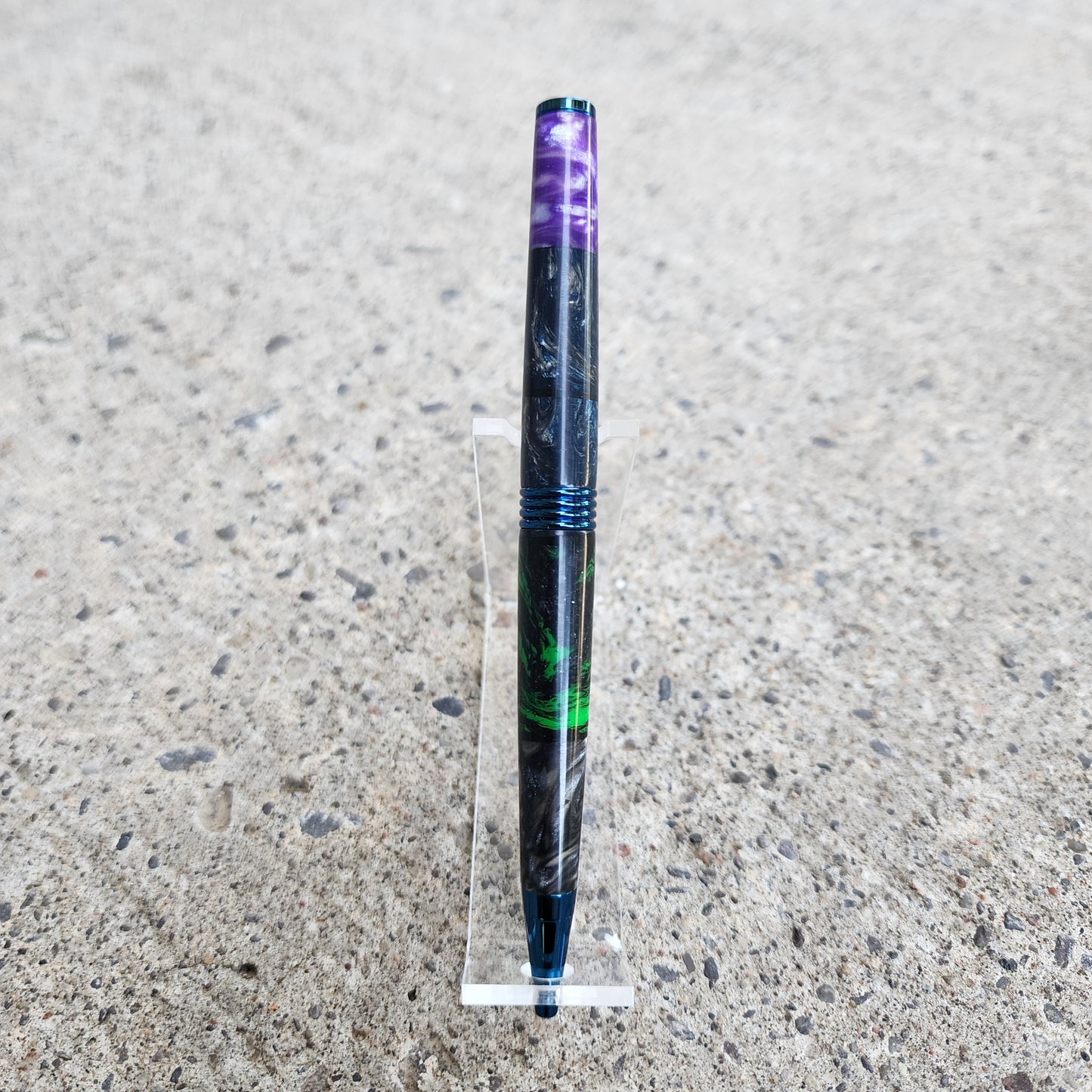 Custom Hand Turned Ballpoint Pen - Multicolor 3