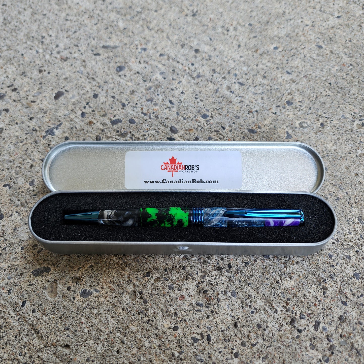 Custom Hand Turned Ballpoint Pen - Multicolor 3