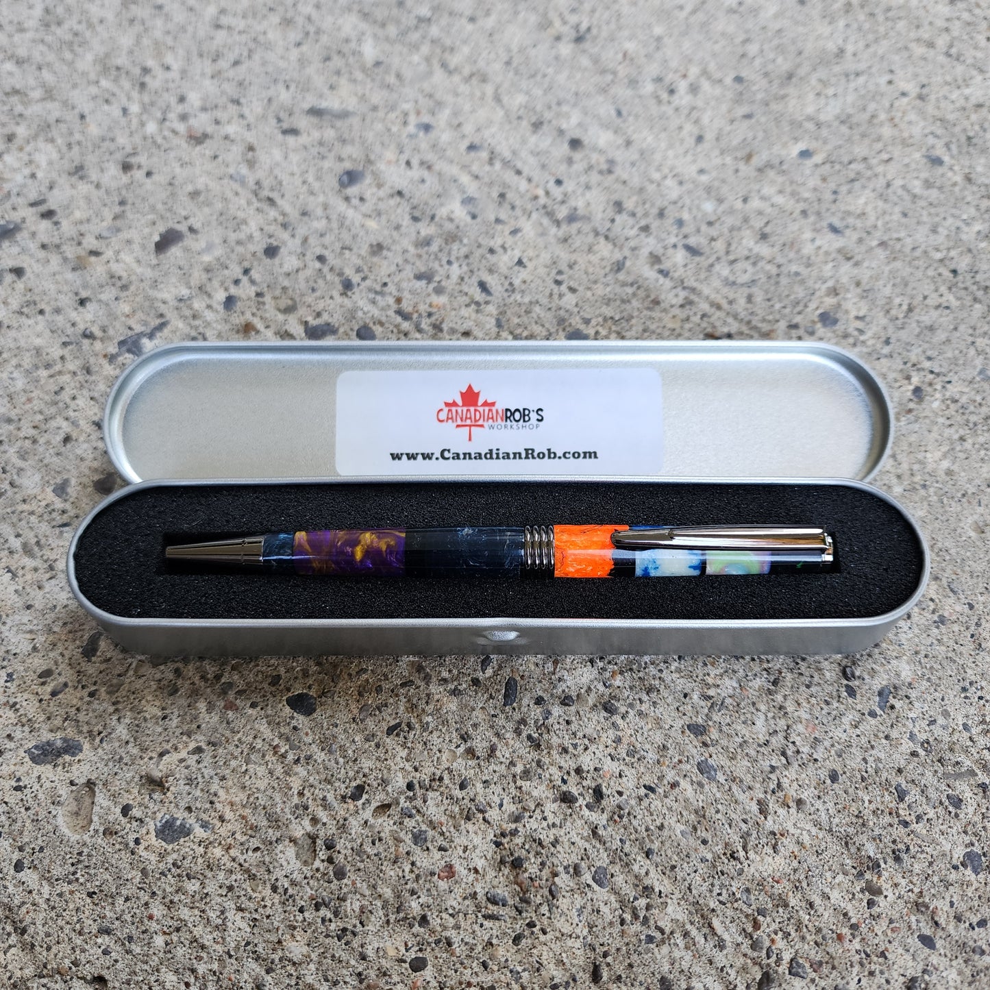 Custom Hand Turned Ballpoint Pen - Multicolor 2
