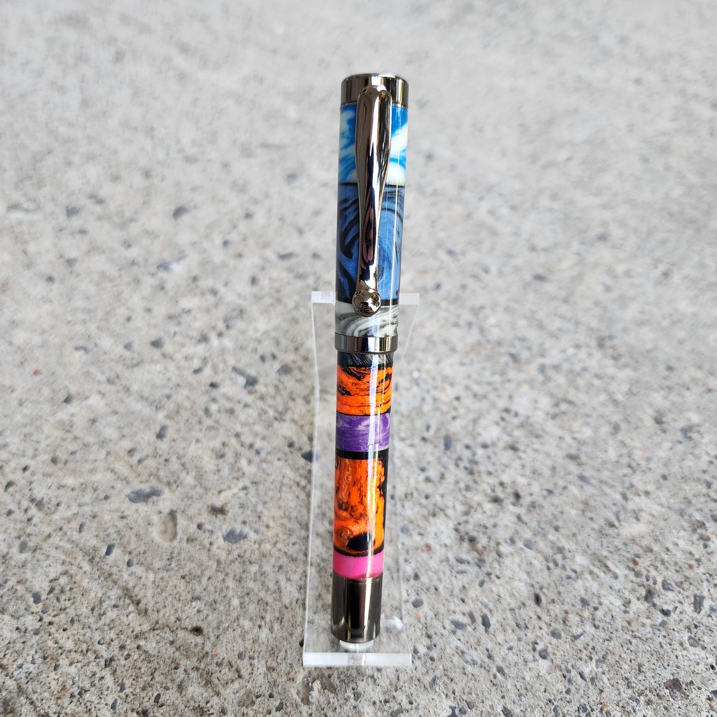 Custom Hand Turned Fountain Pen - Multicolor