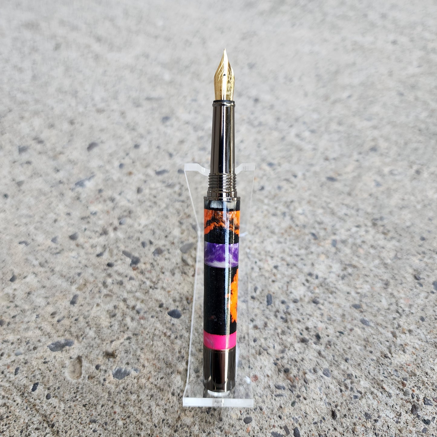 Custom Hand Turned Fountain Pen - Multicolor