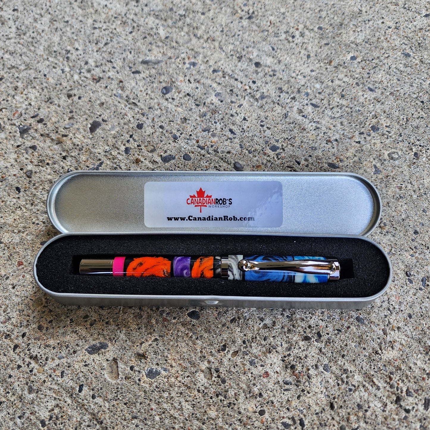 Custom Hand Turned Fountain Pen - Multicolor